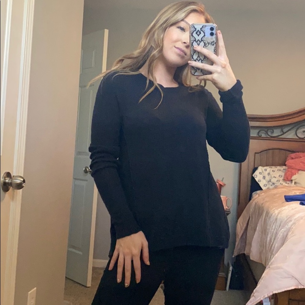 Navy sweater